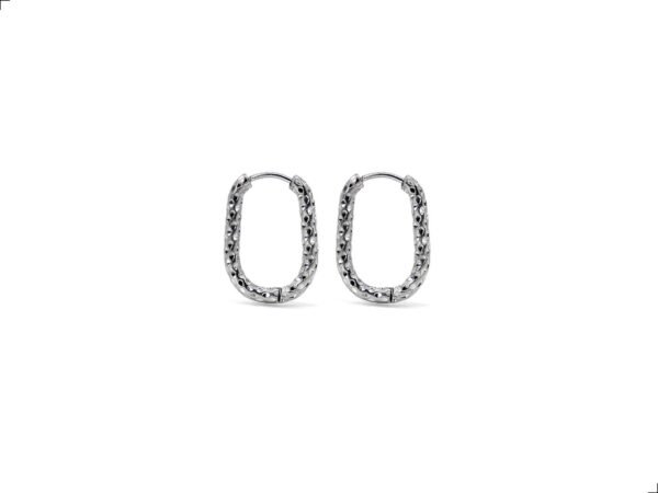 Aretes Titanio 18k Textura Escamas Oval By  Thiago Turcott® - Image 3