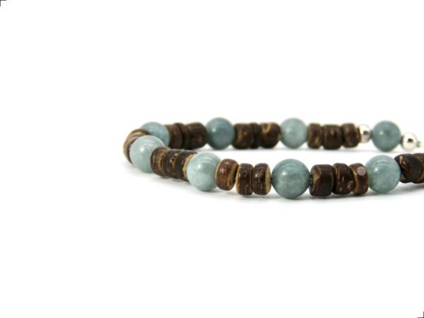 Pulsera Jade Bola Plata 925 Madera Hombre By Thiago Turcott® - Image 2