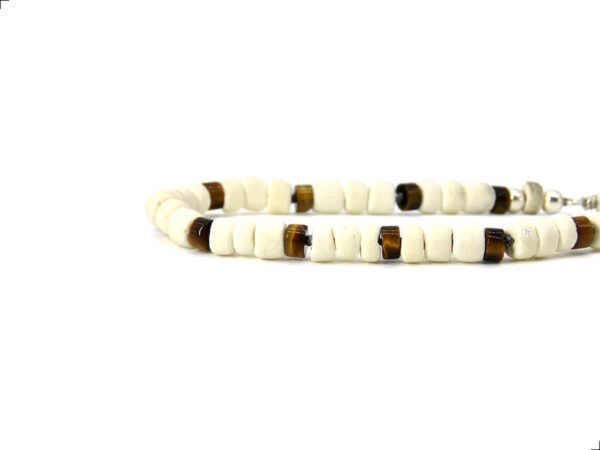 Pulsera Ojo De Tigre Plata 925 Madera Hombre By Thiago Turcott® - Image 2
