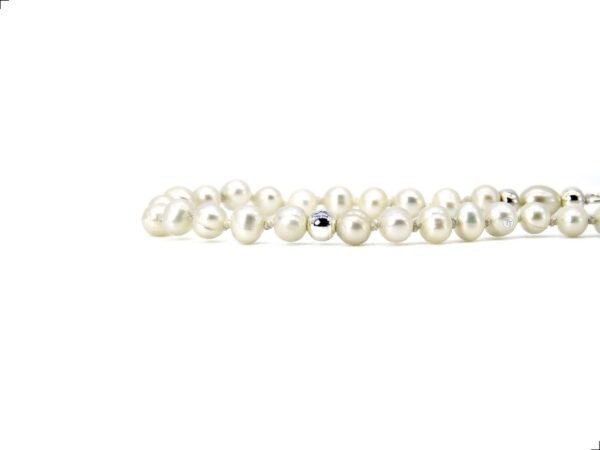 Pulsera Perlas Barrocas Naturales Plata De 1ra Ley 925 By Thiago Turcott® - Image 2