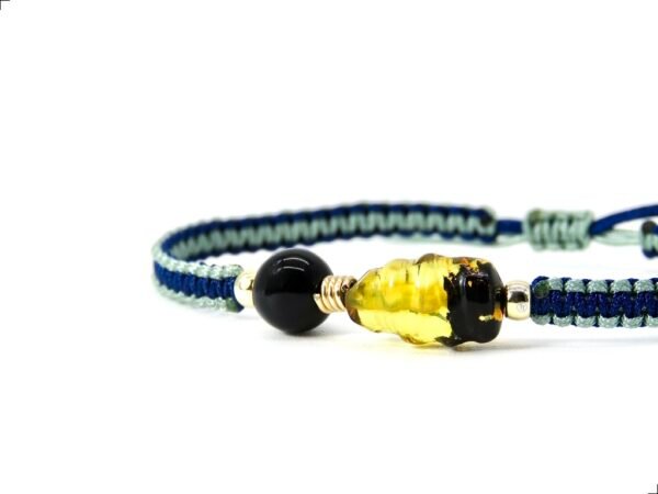 Pulsera Ámbar Oro Italiano 14k Spiral By Thiago Turcott® - Image 2
