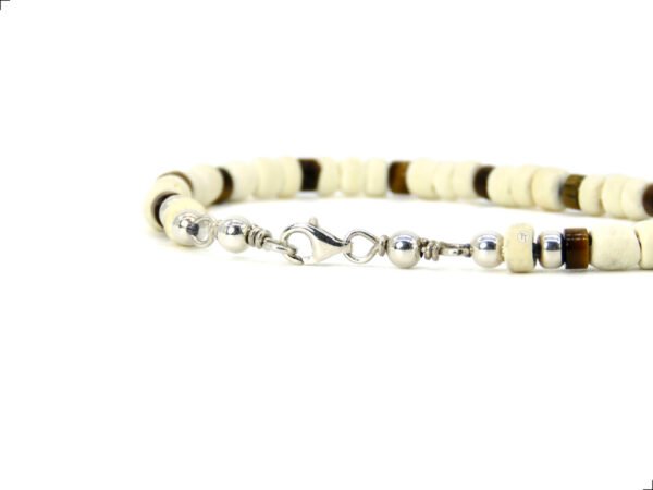 Pulsera Ojo De Tigre Plata 925 Madera Hombre By Thiago Turcott® - Image 3
