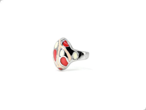 Anillo Eyes Enamel Multicolor Titanio 18k - Image 2