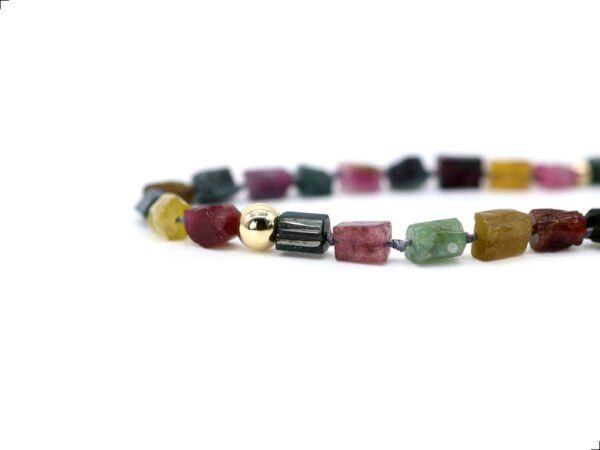 Pulsera Turmalina Brut Oro Italiano 14k By Thiago Turcott® - Image 2