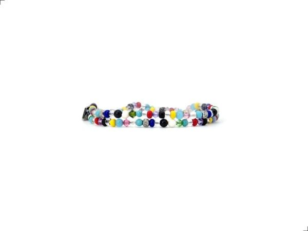 Pulsera 2 Vueltas Cuentas Titanio 18k By Thiago Turcott® - Image 3