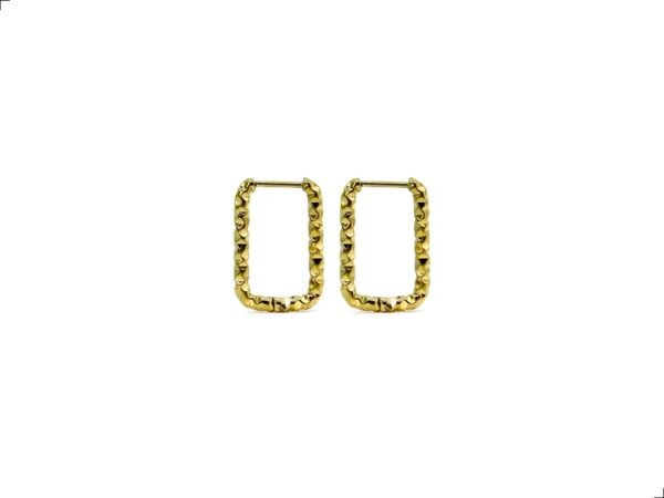 Aretes Titanio 18k Textura Fractal By Thiago Turcott® - Image 3