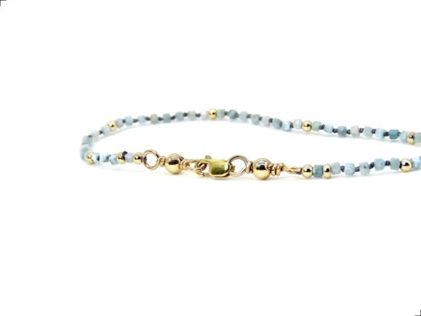 Pulsera Larimar Oro Italiano 14k By Thiago Turcott® - Image 3