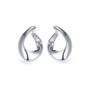 Aretes Hoja Plata 1ra Ley 925 By Thiago Turcott®