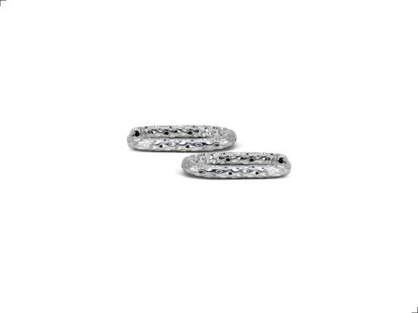 Aretes Titanio 18k Textura Escamas Oval By  Thiago Turcott® - Image 2