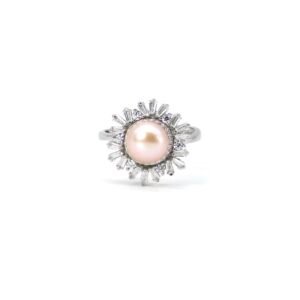 Anillo Perla Plata 1ra Ley 925 Snowflake By Thiago Turcott®