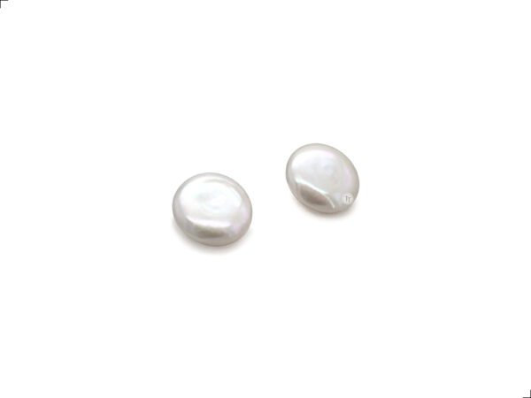 Aretes Perla Barroca Botón Plata 1ra Ley 925 By Thiago Turcott® - Image 3
