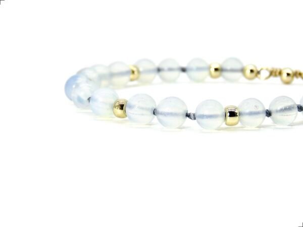 Pulsera Piedra Luna Oro Italiano 14k By Thiago Turcott® - Image 2