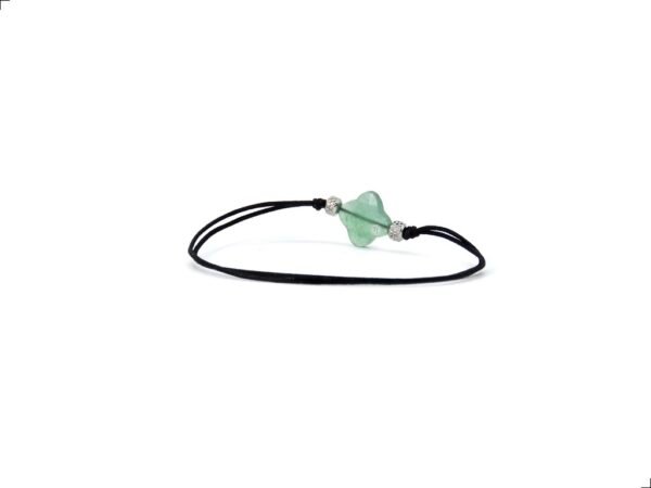 Pulsera Jade Trébol Titanio 18k Hilo Seda By Thiago Turcott® - Image 3