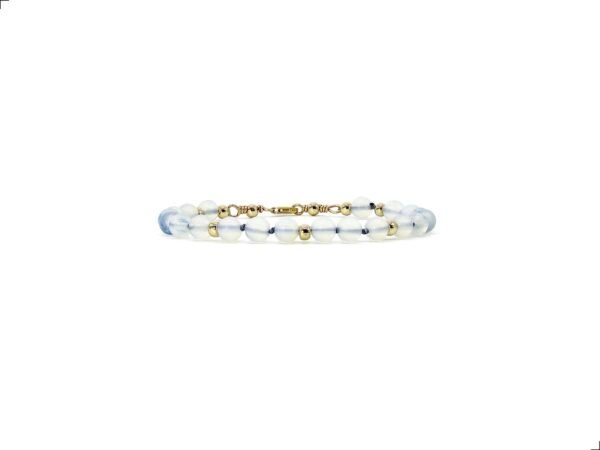 Pulsera Piedra Luna Oro Italiano 14k By Thiago Turcott®