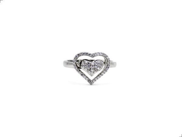 Anillo Open Heart Plata 1ra Ley 925 By Thiago Turcott®
