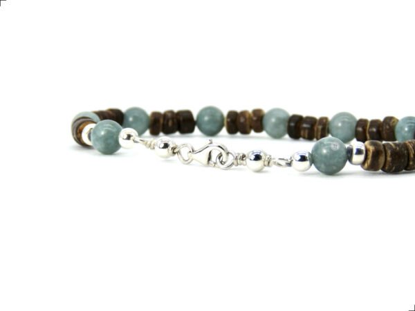 Pulsera Jade Bola Plata 925 Madera Hombre By Thiago Turcott® - Image 3