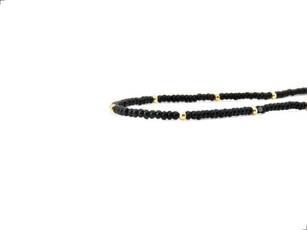 Pulsera Coral Negro Oro Italiano 14k Protección By Thiago Turcott® - Image 2