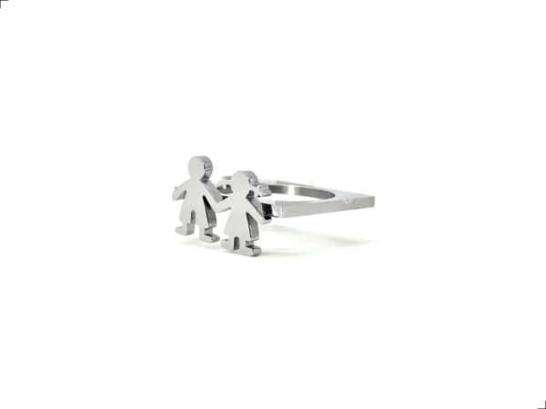 Anillo Niño Y Niña Titanio 18k By Thiago Turcott® - Image 2