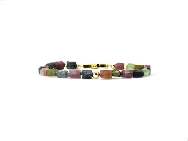 Pulsera Turmalina Brut Oro Italiano 14k By Thiago Turcott®