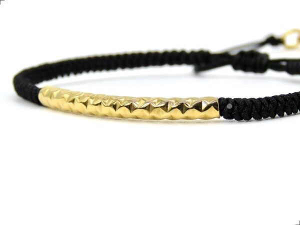 Pulsera Radiatori Titanio18k Cordón Negro By Thiago Turcott® - Image 2
