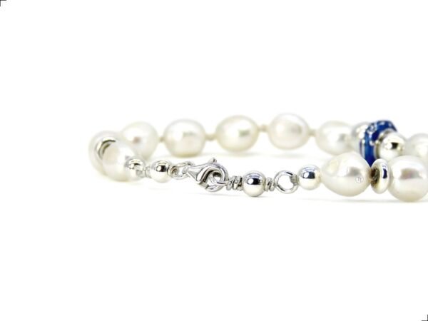 Pulsera Perlas Plata 1ra Ley 925 Glaxia By Thiago Turcott® - Image 3