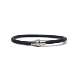 Pulsera Unisex Caucho Simple Titanio By Thiago Turcott®