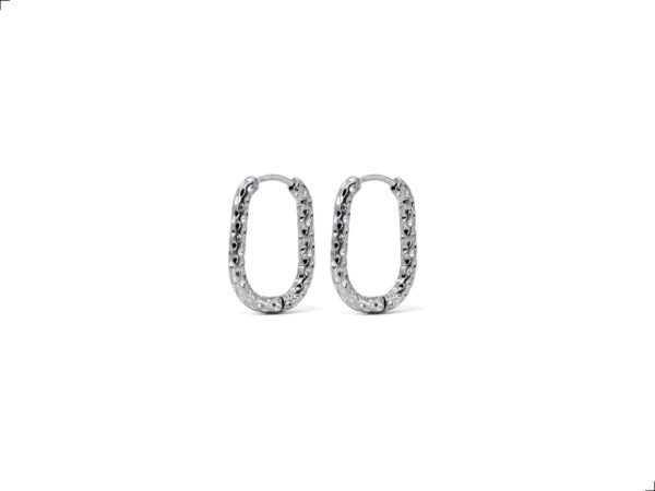 Aretes Titanio 18k Textura Escamas Oval By  Thiago Turcott®