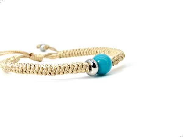 Pulsera Turquesa Ball Titanio 18k By Thiago Turcott® - Image 2