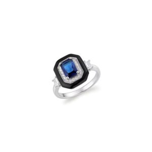 Anillo Zafiro Plata 1ra Ley 925 By Thiago Turcott®