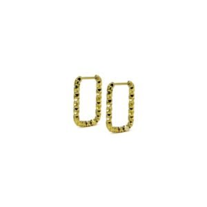 Aretes Titanio 18k Textura Fractal By Thiago Turcott®