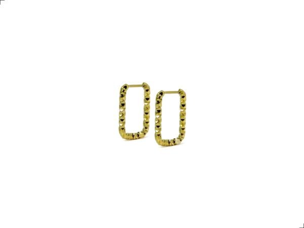 Aretes Titanio 18k Textura Fractal By Thiago Turcott®