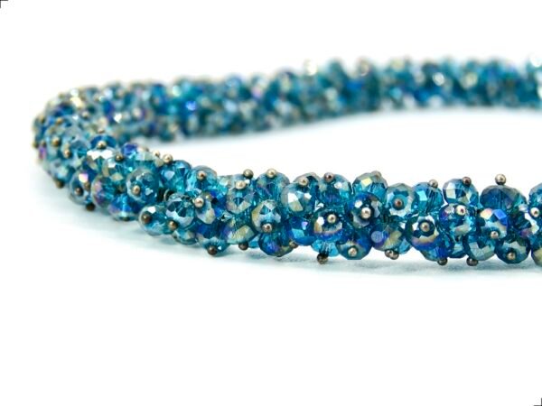 Collar Serpentina Swarovski Preciosa Azul By Thiago Turcott® - Image 2