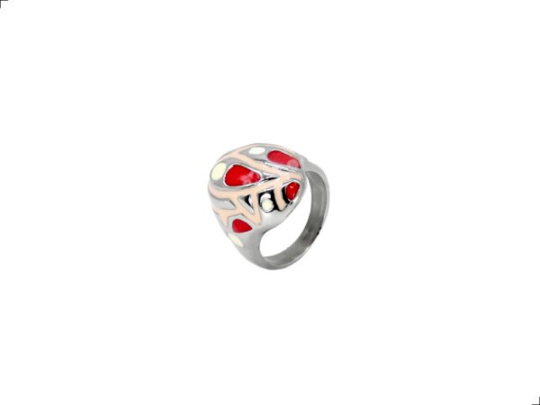 Anillo Eyes Enamel Multicolor Titanio 18k - Image 3
