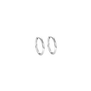 Aretes Arracadas Titanio 18k Simple Desing 10mm By Thiago Turcott®