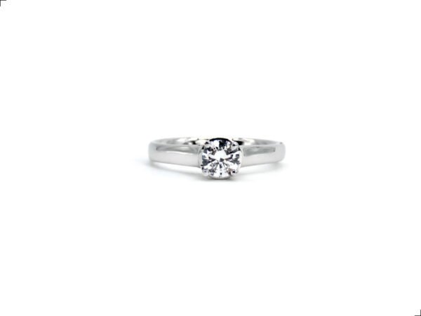 Anillo Solitario Corona Plata 1ra Ley 925 By Thiago Turcott® - Image 2