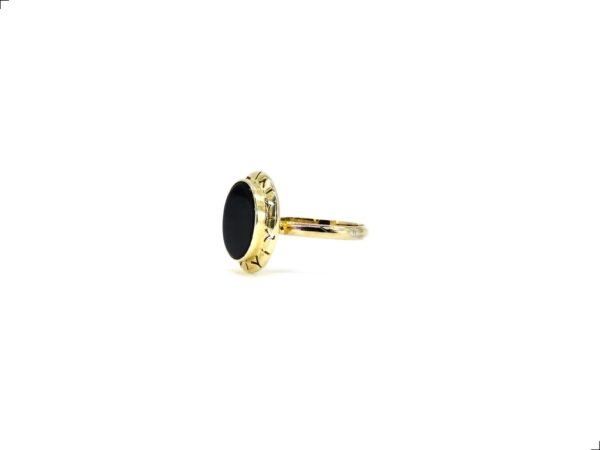 Anillo Oro 14k Azabache By Thiago Turcott® - Image 3