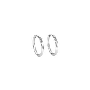 Aretes Arracadas Titanio 18k Simple Desing 12mm By Thiago Turcott®