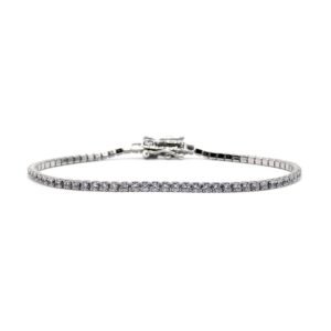 Pulsera Tenis Plata 1ra Ley 925 Asro By Thiago Turcott®