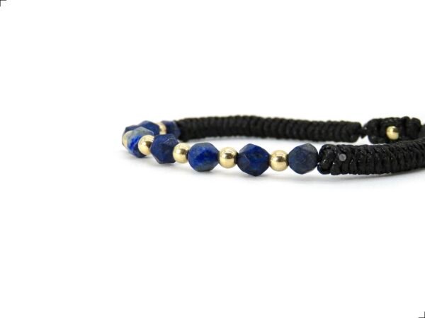 Pulsera Lapislázuli Oro Italiano 14k Strand Snake By Thiago Turcott® - Image 2