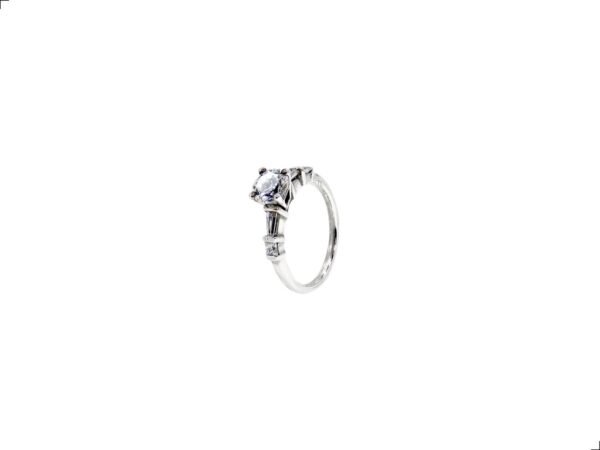 Anillo Solitario Plata 1ra Ley 925 1983 By Thiago Turcott® - Image 2