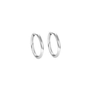 Aretes Arracadas Titanio 18k Simple Desing 14mm By Thiago Turcott®