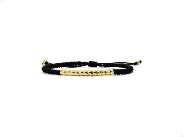 Pulsera Radiatori Titanio18k Cordón Negro By Thiago Turcott®