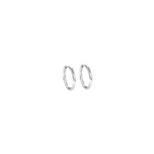 Aretes Arracadas Titanio 18k Simple Desing 8mm By Thiago Turcott®
