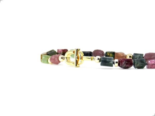 Pulsera Turmalina Brut Oro Italiano 14k By Thiago Turcott® - Image 3