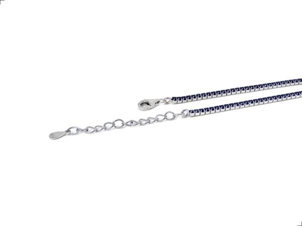 Pulsera Zafiro Plata De 1ra Ley 925 Doble By Thiago Turcott® - Image 3