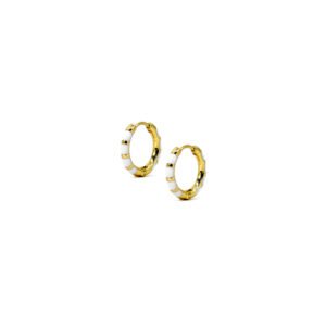 Arracadas Titanio 18k Zebra Blanco By Thiago Turcott®