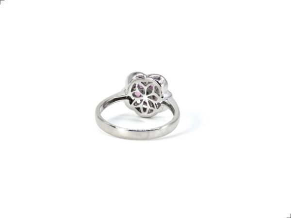 Anillo Oro 14k Zafiro Rosa Flor By Thiago Turcott® - Image 3