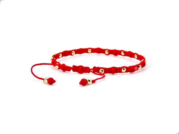 Pulsera Shambhala Roja Oro 14k By Thiago Turcott® - Image 3