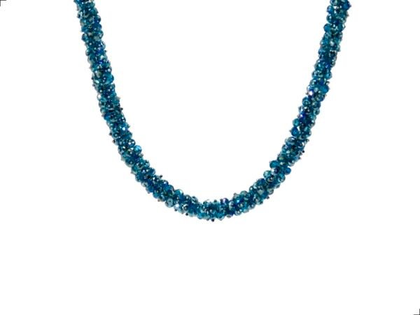 Collar Serpentina Swarovski Preciosa Azul By Thiago Turcott®