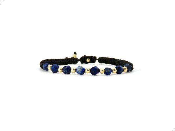 Pulsera Lapislázuli Oro Italiano 14k Strand Snake By Thiago Turcott®